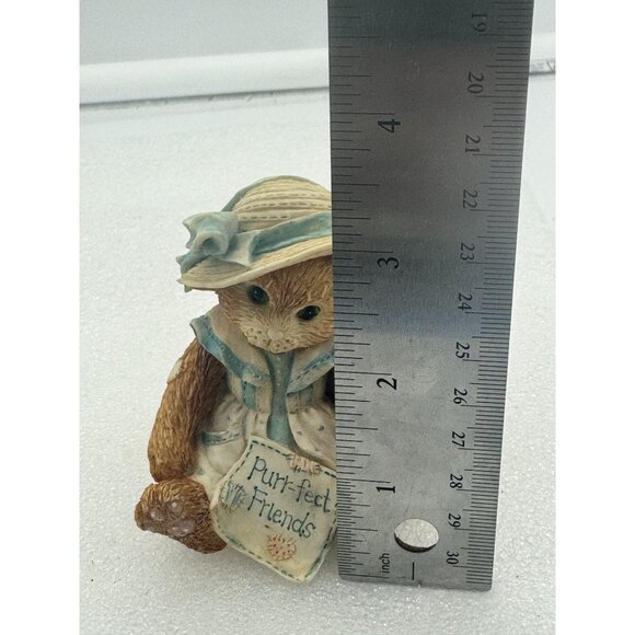 Vintage Calico Kittens Cat Figurine "Purr-fect Friends" - Picture 7 of 7